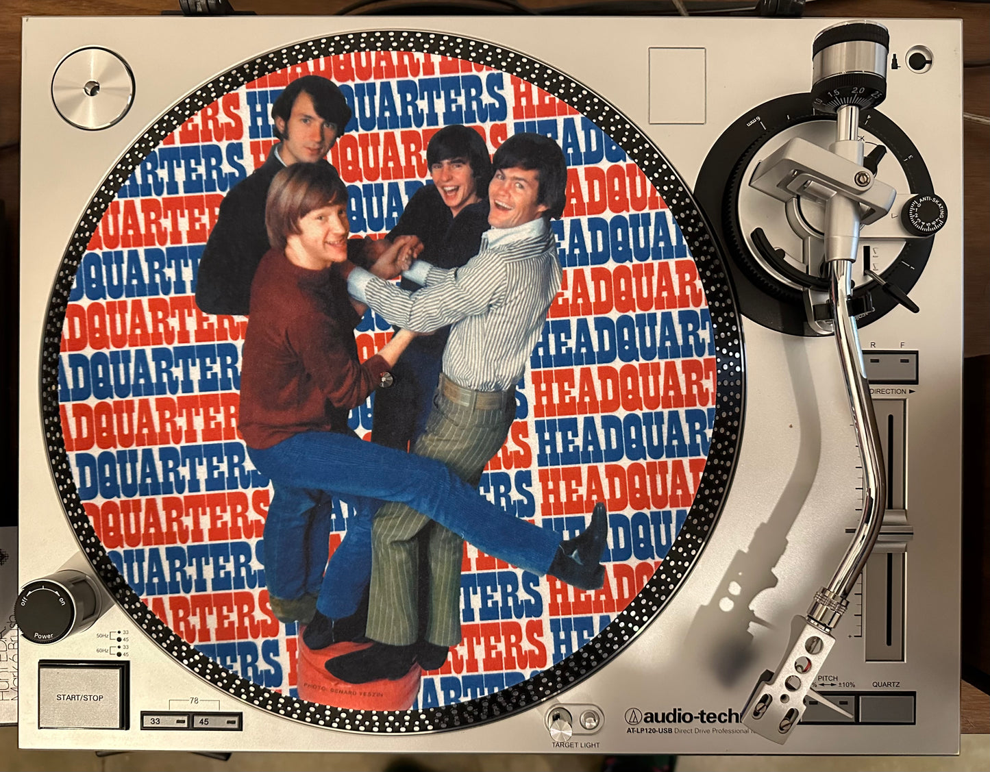 The Monkees 'Headquarters' Turntable Slipmat