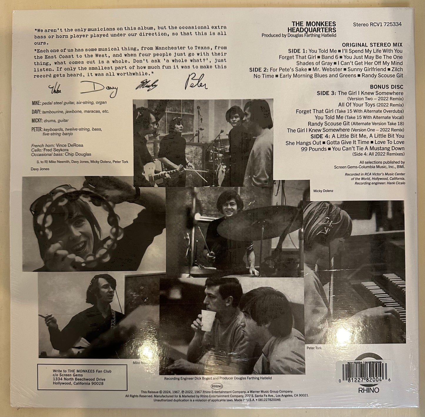 The Monkees' 'Headquarters' Limited-Edition 2-LP Vinyl Set