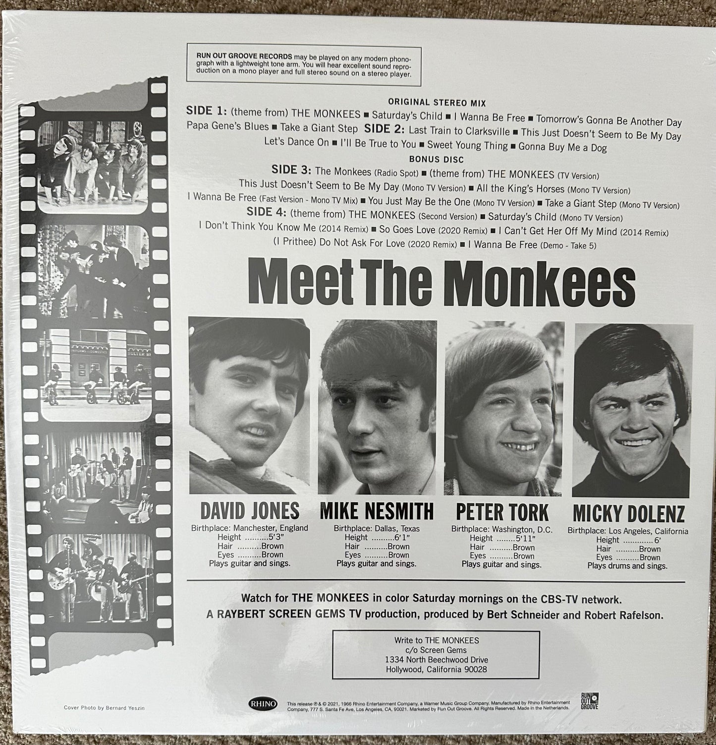 The Monkees 'The Monkees' (1966) Limited-Edition 2-LP Vinyl Set