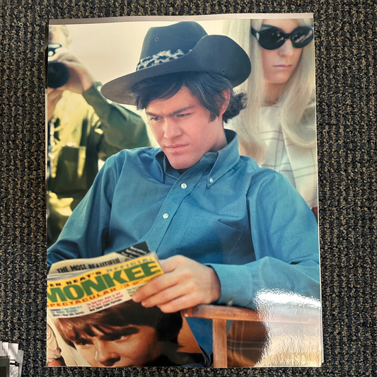 11x14 Monkees Photo Print: 1967 Micky Dolenz Marooned with Tiger Beat