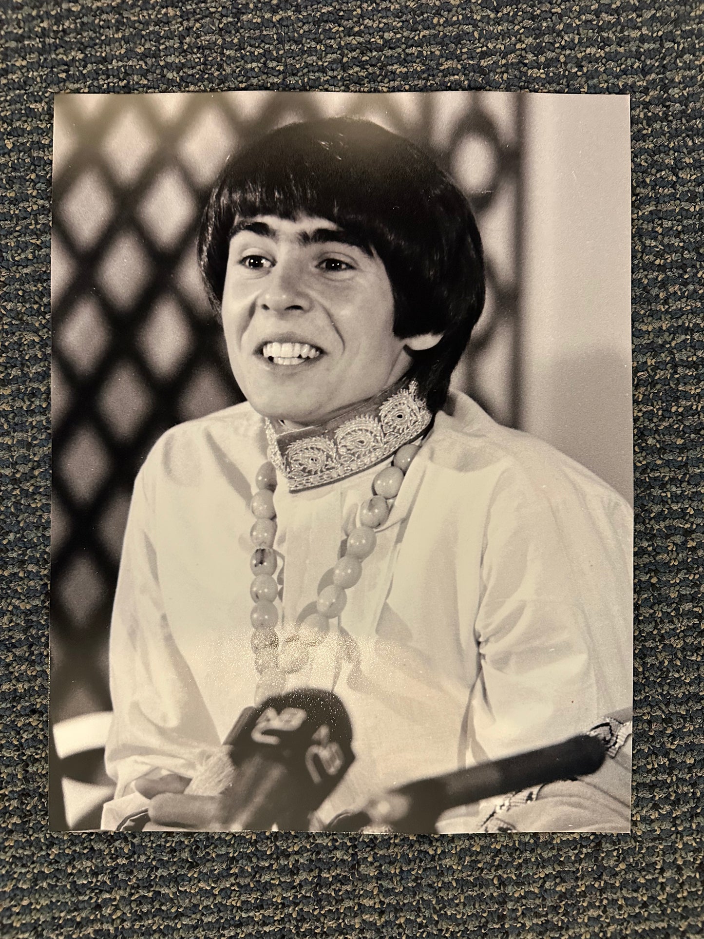 11x14 Monkees Photo Print: 1967 Davy at NYC Press conference