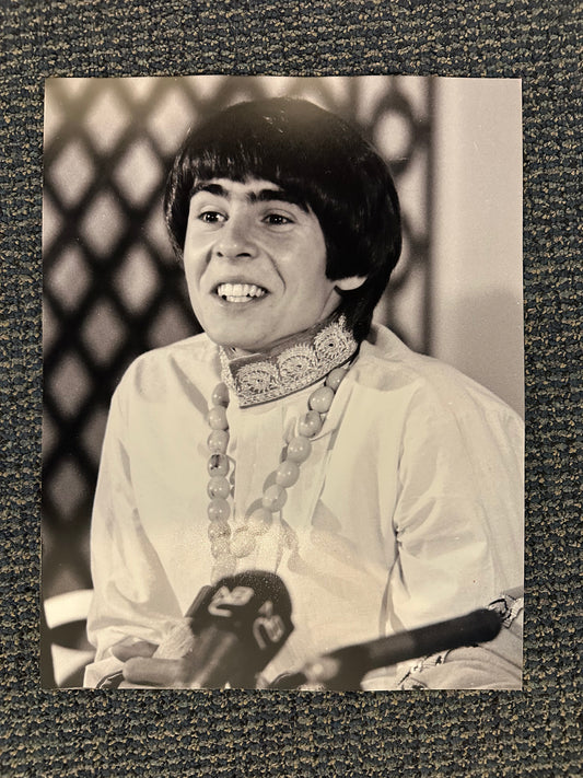 11x14 Monkees Photo Print: 1967 Davy at NYC Press conference