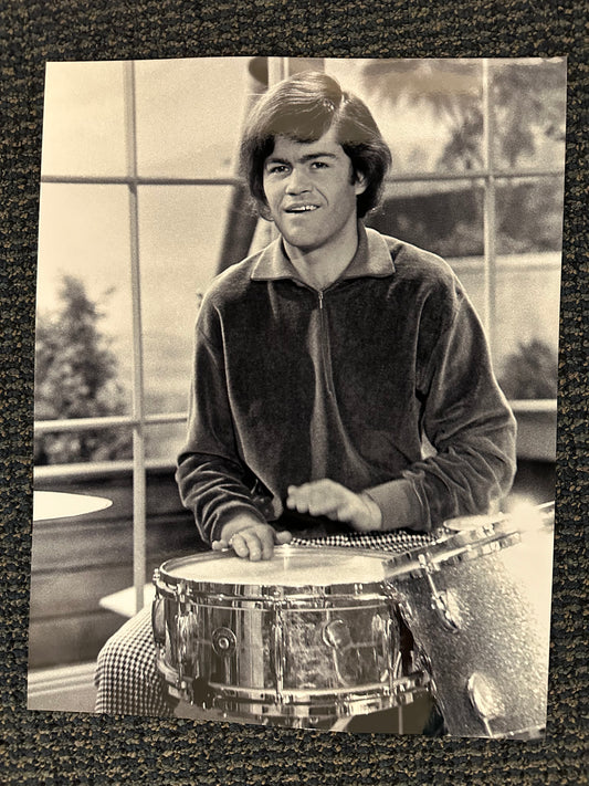 11x14 Monkees Photo Print: Micky Dolenz with snare drum 1966