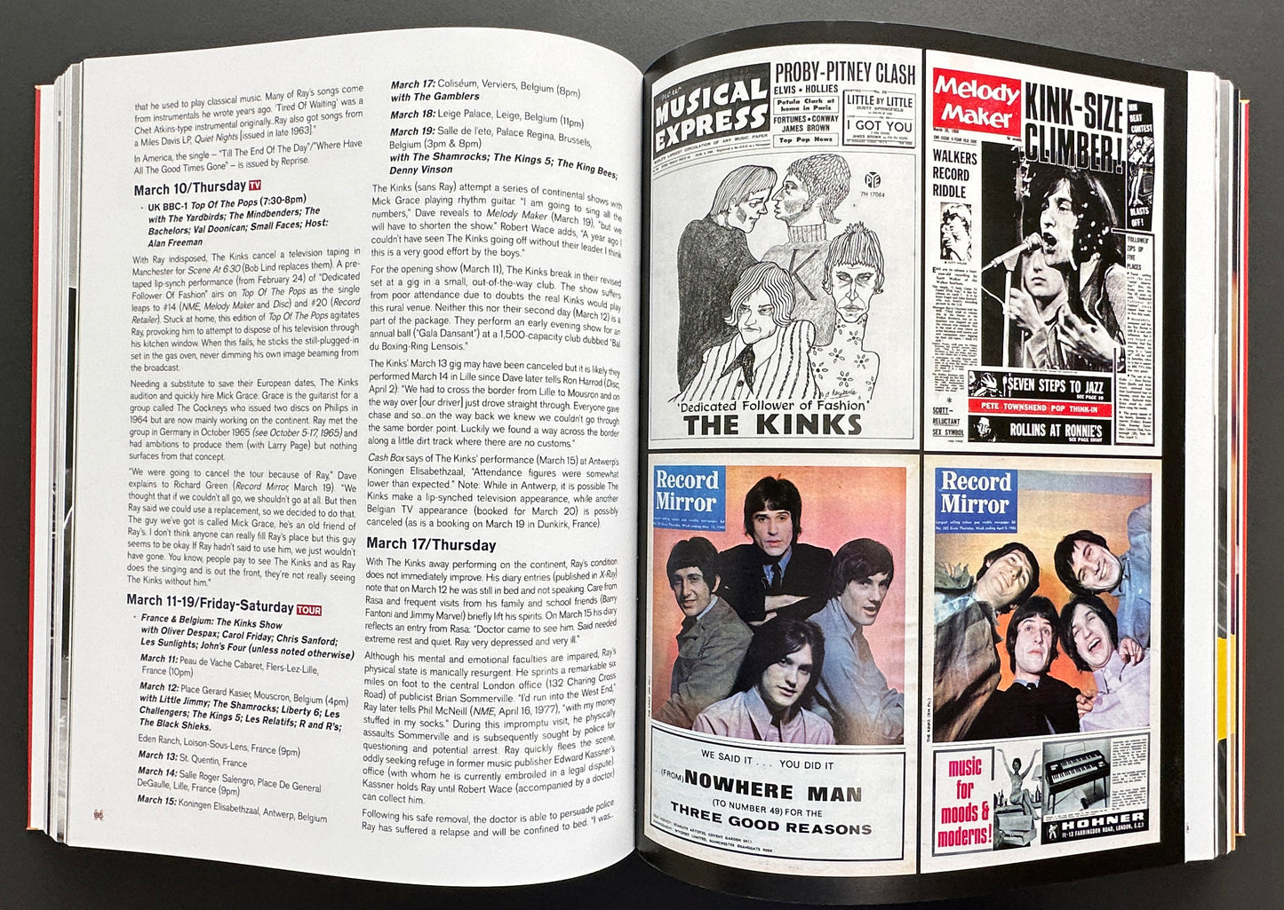 PREORDER - The Kinks: The Day-By-Day Story by Doug Hinman & Andrew Sandoval - FLEXIBOUND EDITION