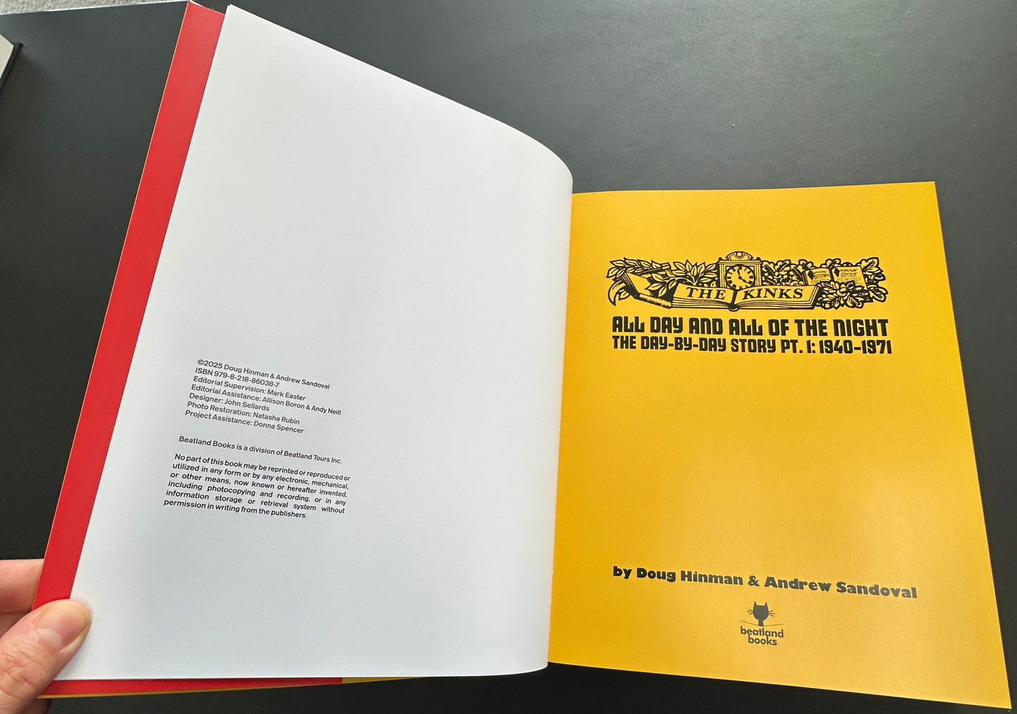 PREORDER - The Kinks: The Day-By-Day Story by Doug Hinman & Andrew Sandoval - FLEXIBOUND EDITION