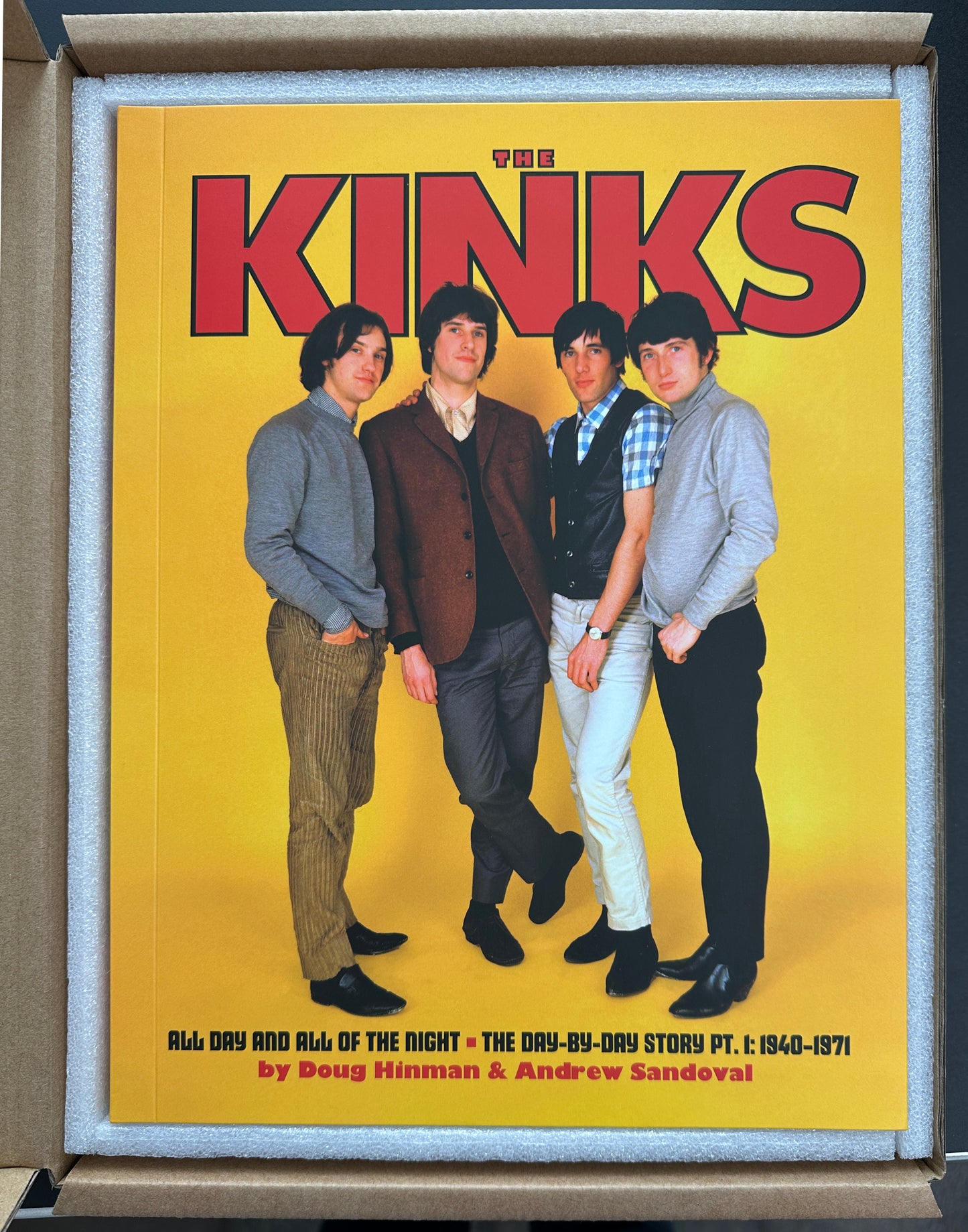 PREORDER - The Kinks: The Day-By-Day Story by Doug Hinman & Andrew Sandoval - FLEXIBOUND EDITION